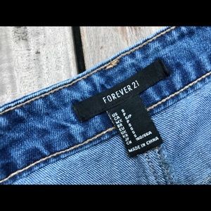 Forever 21 Skirts - FOREVER 21 | Cherry Print Denim Skirt Forever 21 Skirts - FOREVER 21 | Cherry Print Denim Skirt